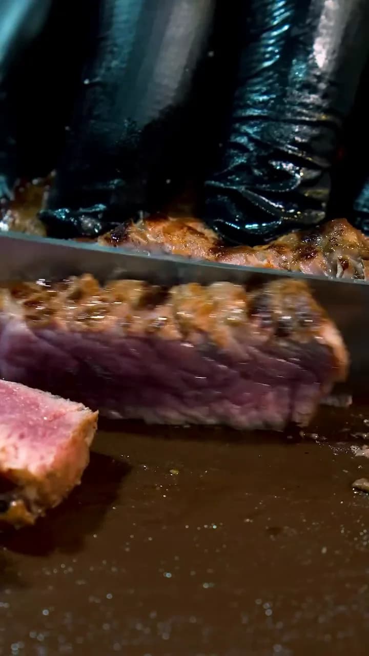 Cortes preparados em uma cena do site